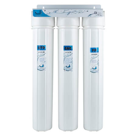 เครื่องกรองน้ำ 3 ขั้นตอน UNI PURE รุ่น UN-T01  ขนาด 20 นิ้ว _1